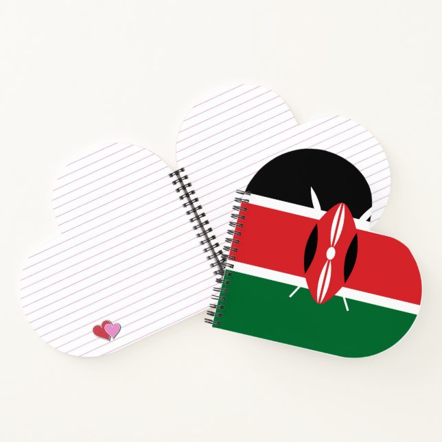 Carnet Drapeau du Kenya (Intérieur)