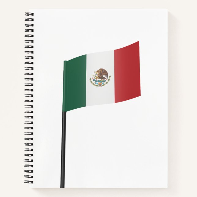 Carnet Drapeau du Mexique (Devant)
