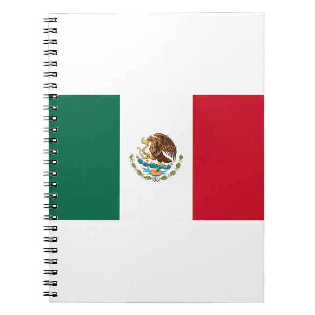 Carnet Drapeau du Mexique (Devant)