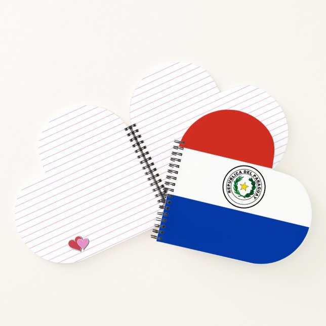 Carnet Drapeau du Paraguay (Intérieur)