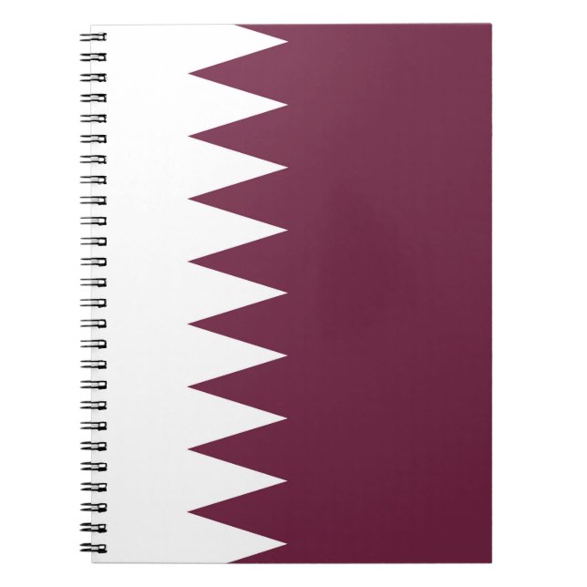 Carnet Drapeau du Qatar (Devant)
