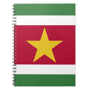 Carnet drapeau du Suriname