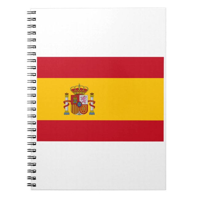 Carnet Drapeau Espagne (Devant)