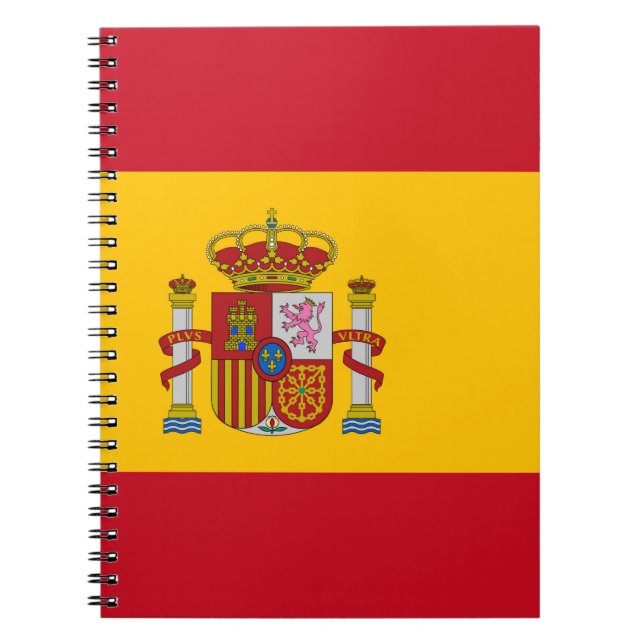 Carnet Drapeau Espagne (Devant)