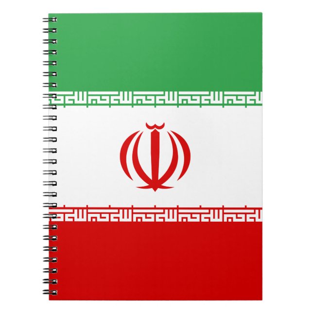Carnet Drapeau Iran (Devant)