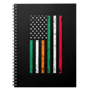 Carnet Drapeau irlandais italien irlandais Italie ST PATR