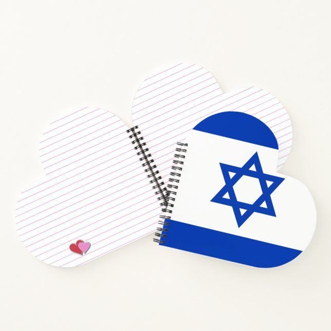 Carnet Drapeau Israël (Intérieur)