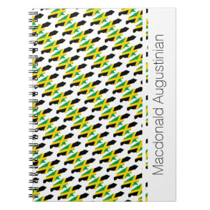 Carnet Drapeau jamaïcain JAMAICA Personnalisé Patriotique