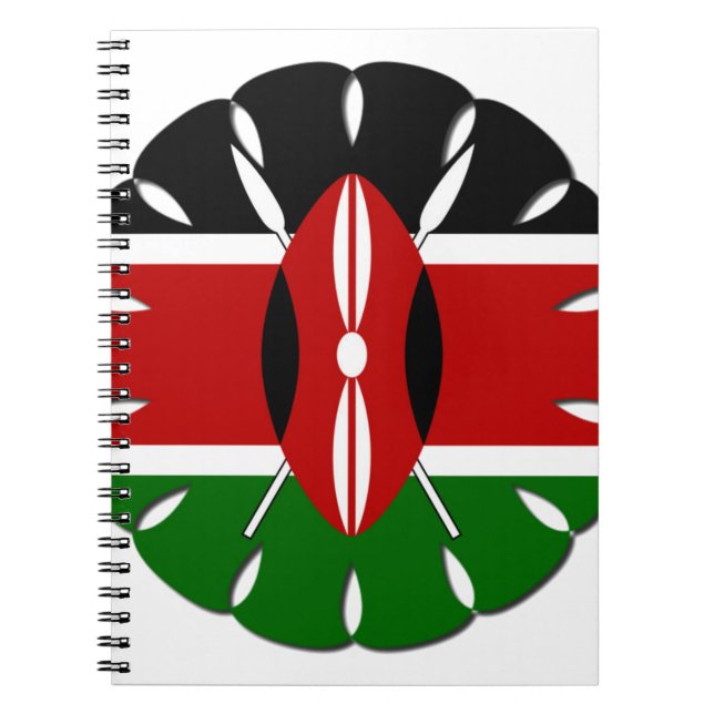 Carnet Drapeau Jambo Kenyan (Devant)