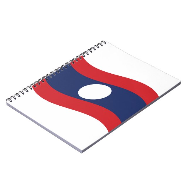 Carnet Drapeau Laos (Côté gauche)