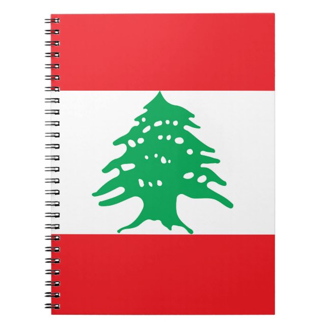 Carnet Drapeau libanais (Devant)
