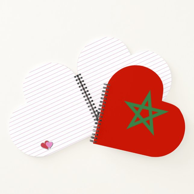 Carnet drapeau marocain (Intérieur)