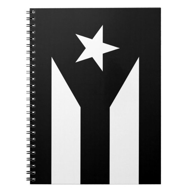 Carnet Drapeau noir de Porto Rico (Devant)