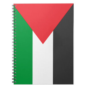 Carnet Drapeau palestinien Libérez la Palestine customisé