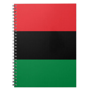 Carnet Drapeau panafricain de l'UNIA