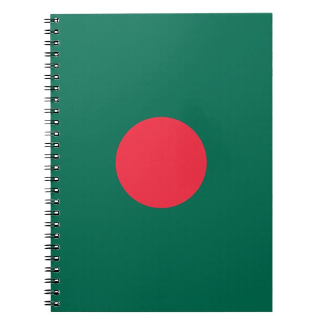 Carnet Drapeau patriotique du Bangladesh (Devant)