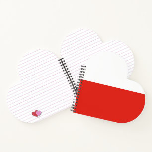 Carnet Drapeau polonais