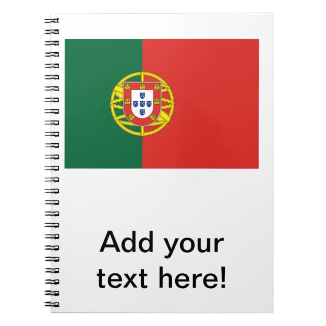 Carnet Drapeau portugais (Devant)