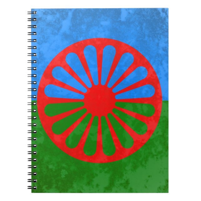 Carnet Drapeau romani (Devant)