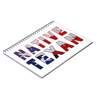 Carnet Drapeau texan natif