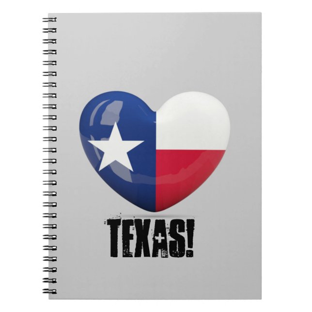 Carnet Drapeau Texas (Devant)