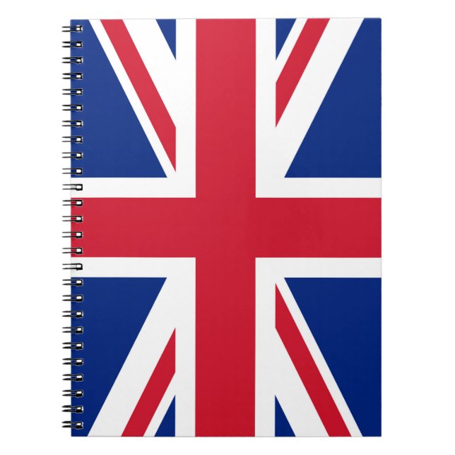 Carnet Drapeau Union Jack du Royaume-Uni des colonies bri (Devant)