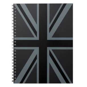 Carnet Drapeau Union Jack noir