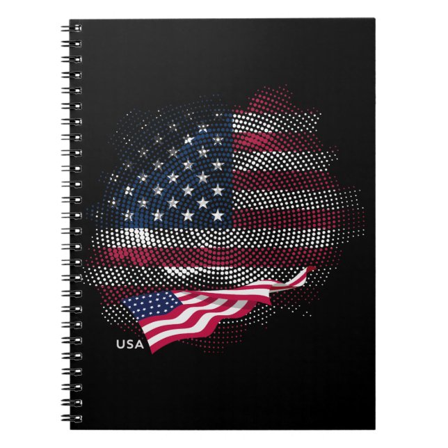 Carnet Drapeau USA (Devant)