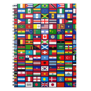 Carnet Drapeaux des pays du monde