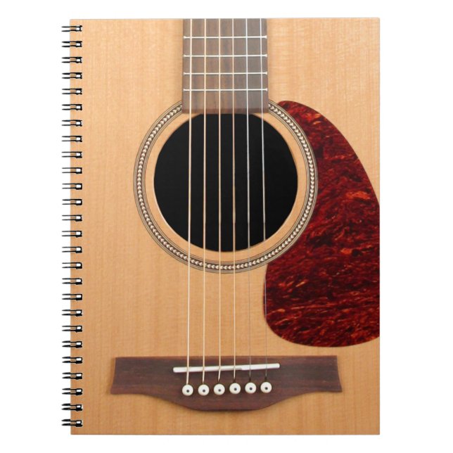 Carnet Dreadnoud Acoustique 6 cordes Guitare (Devant)