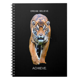 Carnet Dream Believe Atteindre Citations Motivationnelles