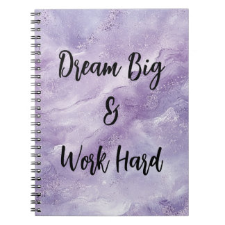 Carnet Dream Big & Work Hard