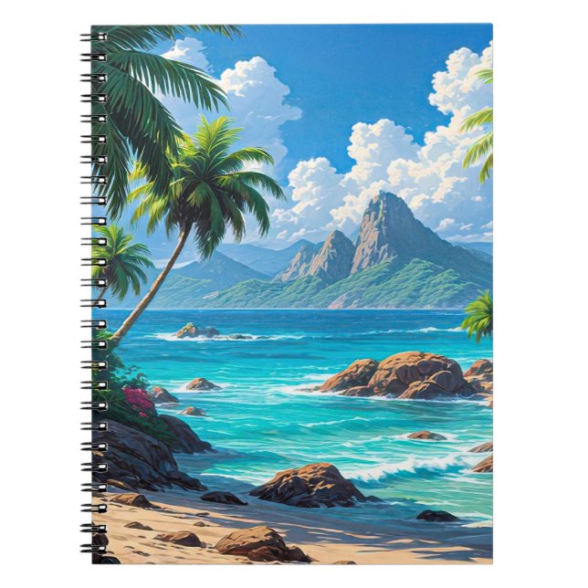 Carnet Dream On, Tropical Paradise, (Devant)