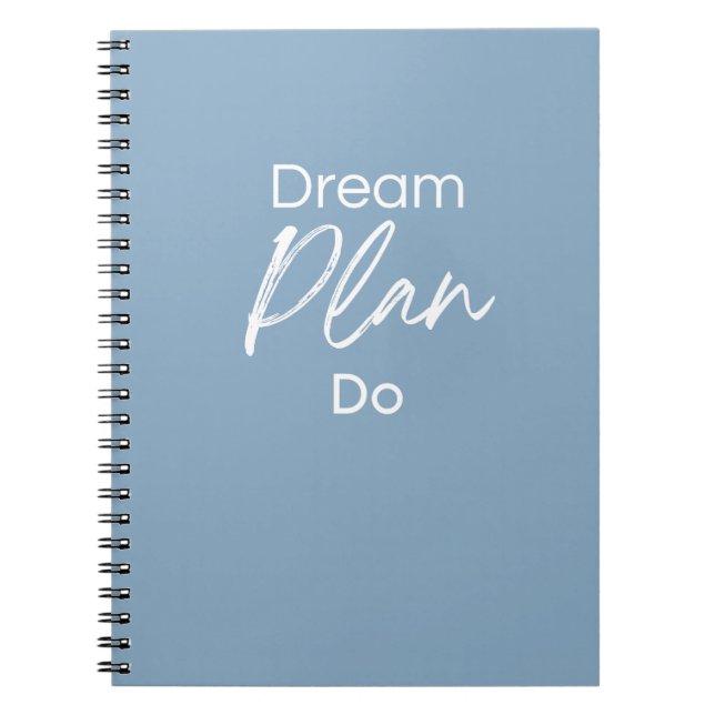 Carnet Dream. Plan. Do. – Motivational Notebook for Goal  (Devant)