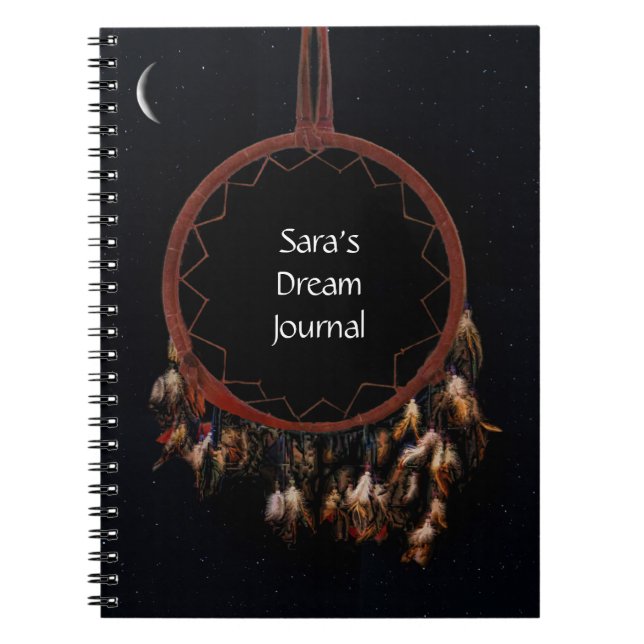 Carnet Dreamcatcher personnalisé du journal Dream (Devant)