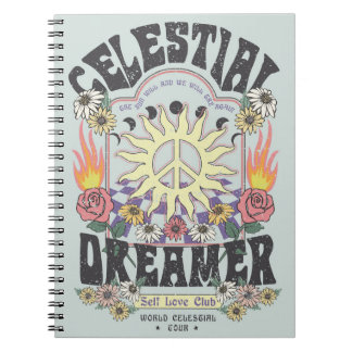 Carnet DREAMER CÉLESTIEL ROSE SOLEIL TSHIRT DESIGNhi grap