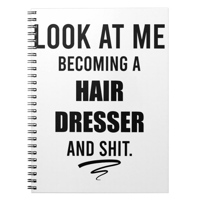 Carnet Dresser Cheveux Diplômes Cadeaux Beautician Idée c (Devant)