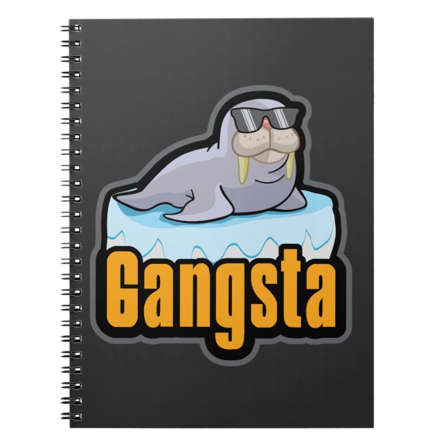 Carnet Drôle arctique de zoo d'animal de mer de cadeau de (Devant)