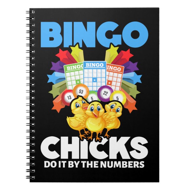 Carnet Drôle Bingo Femmes Joueuses de Bingo Filles (Devant)