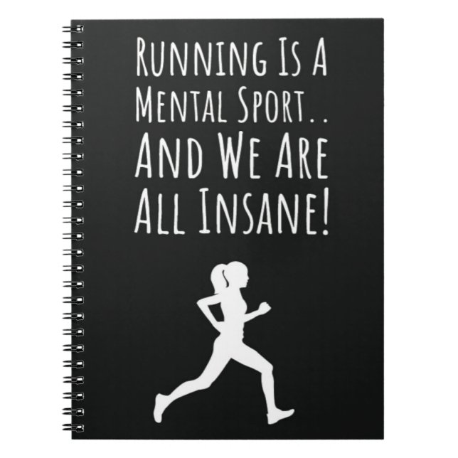 Carnet Drôle Cadeaux De Course Pour Son Humour Femme Runn (Devant)