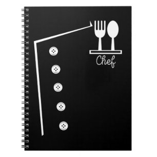 Carnet Drôle Chef Costume Boucher Cuisine Cuisine