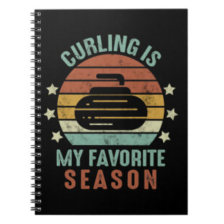 Carnet Drôle Curling Ice Sports saison
