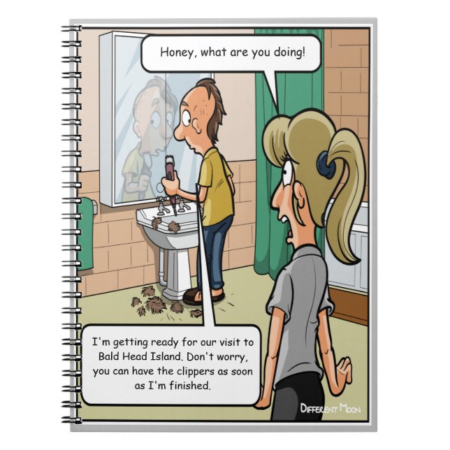 Carnet drôle de Bald Head Island (Devant)