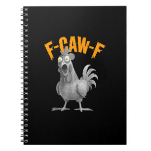 Carnet Drôle F Caw F Poulet Style Rétro Classique