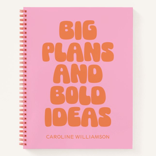 Carnet Drôle Idées Inspirationnelles Citation rose person (Devant)