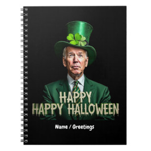 Carnet Drôle Joe Biden St Patrick's Day Confus