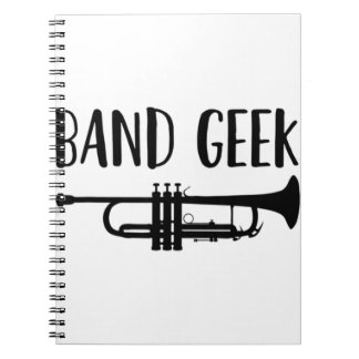 Carnet Drôle Joueur de trompette T Geek de bande de chemi