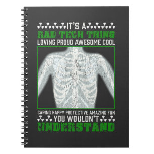 Carnet Drôle Rad Tech Blague X-ray Humour radiologique