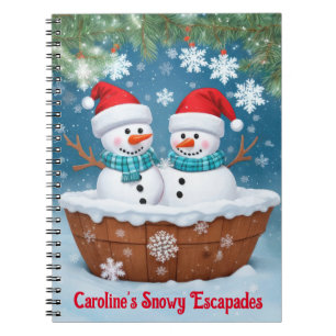 Carnet Drôle Snowmen