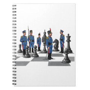 Carnet Drôle Soldats d'échecs Drôle Dessin Militaire Renc